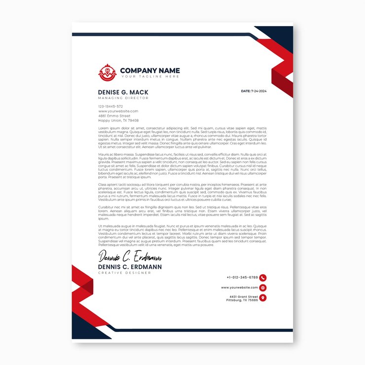 Contemporary Corporate Stationery age