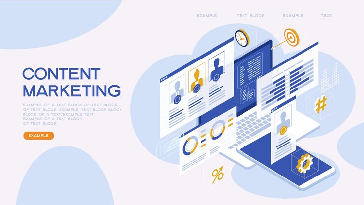 Content marketing strategy web banner