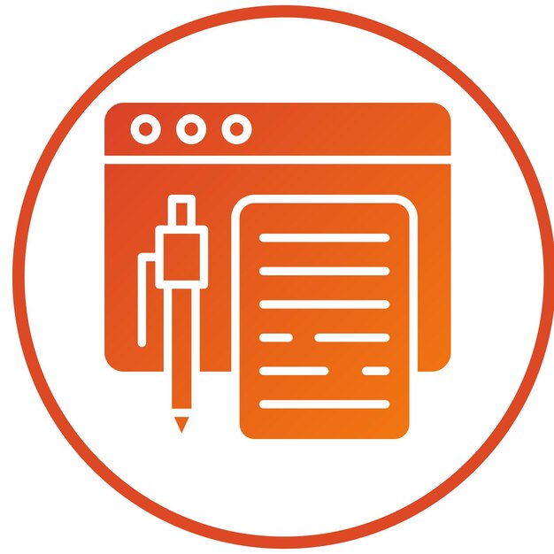 Copywriting Amd Scripting Icon Style