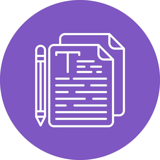 Copywriting icon vector image Can be used for Creativity