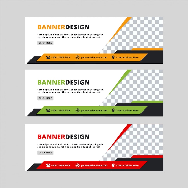 Vector corporate banner design