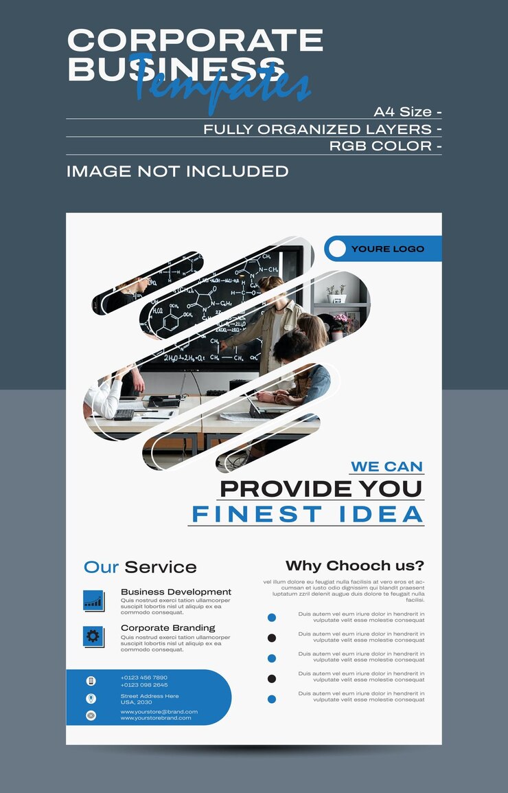 Vector corporate book cover design template in a4 can be adapt to brochure annual report magazineposter