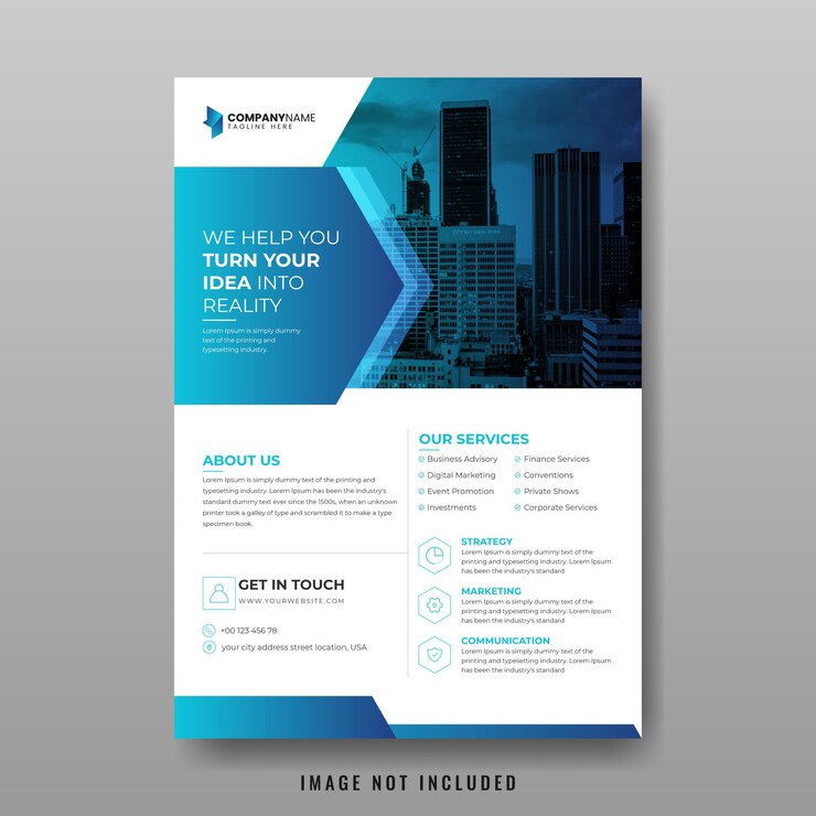Corporate Business Modern Flyer Template