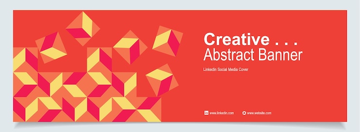 Vector corporate business social media design facebook linkedin cover template web banner template