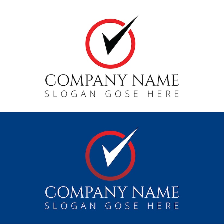 Corporate right icon creative logo design