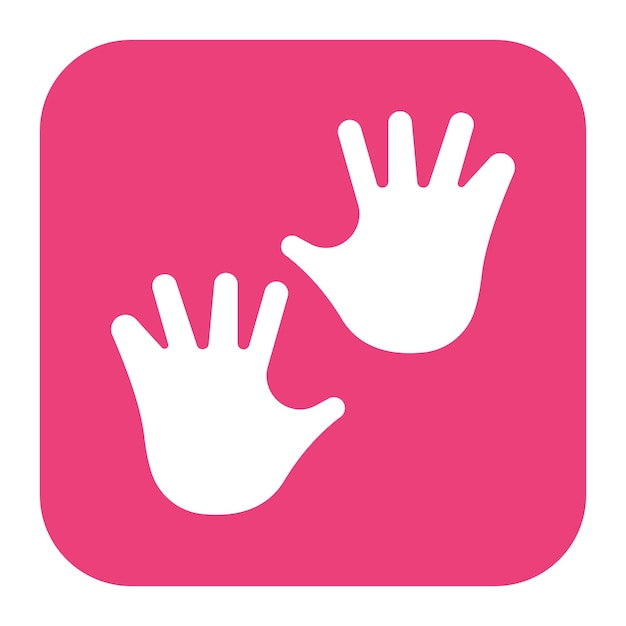Corrupt Handprint icon vector image Can be used for Corruption