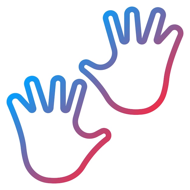 Corrupt Handprint icon vector image Can be used for Corruption