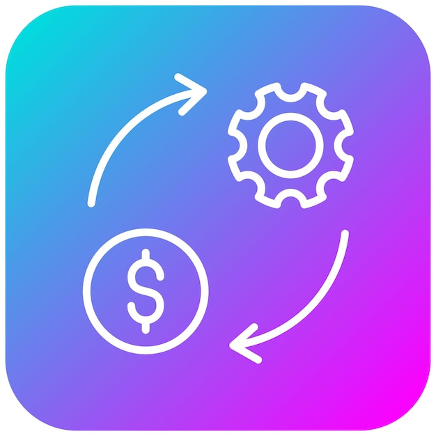 Cost Optimization vector icon Can be used for Mass Production iconset