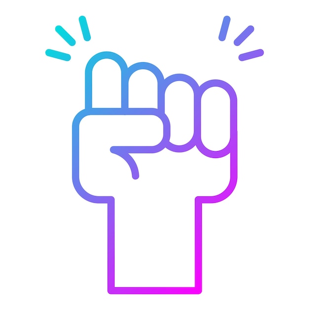 courage vector icon can be used for core values iconset