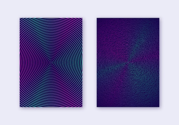cover design template set abstract lines modern b