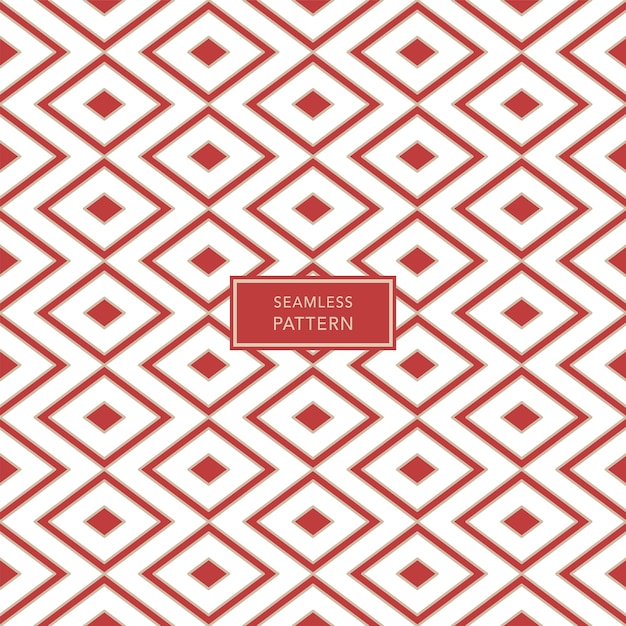 cover template design with brown and white geometric pattern on red background. seamless background.