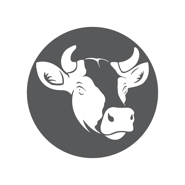 cow logo image vector vector and illustration