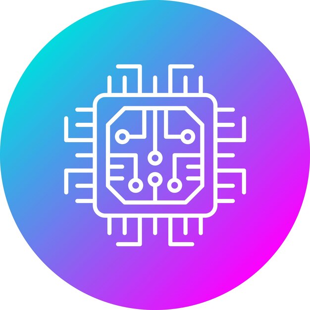 CPU Processor vector icon Can be used for Technology iconset