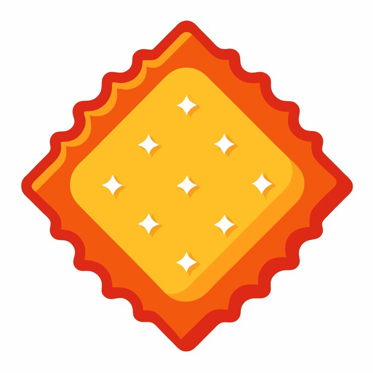 Vector cracker icon isolated on white background