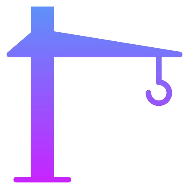 Crane vector icon illustration of City Elements iconset