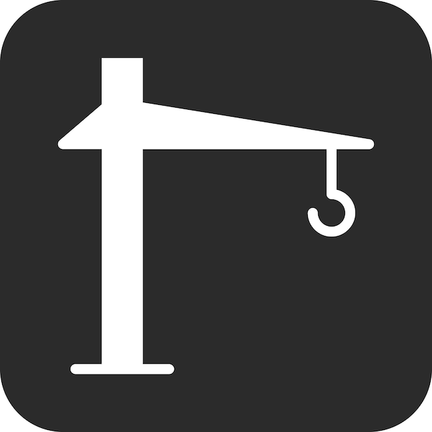 Crane vector icon illustration of City Elements iconset