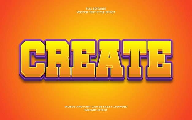 Create Text Effect