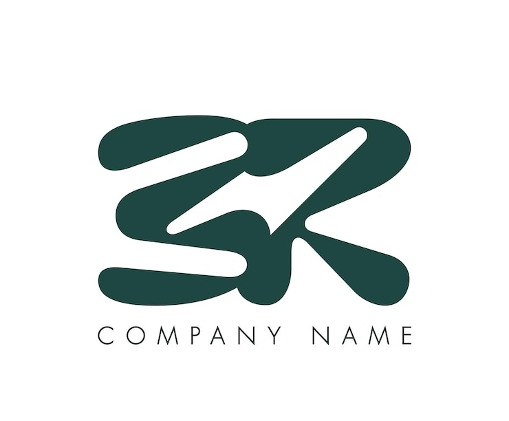 Vector creative abstract initial letter ez logo design