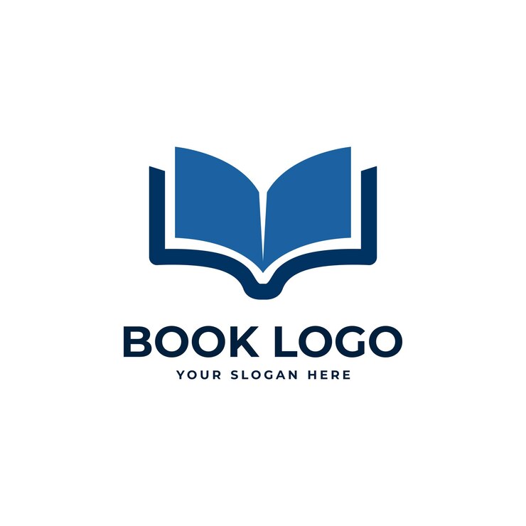 creative book logo design template