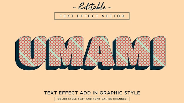 creative colorful pattern style text effect fully editable text