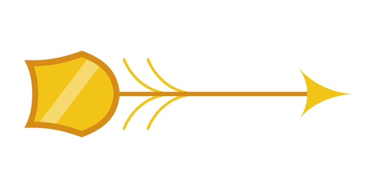 Vector creative decorative arrow element beautiful floral and indian ethnic arrows