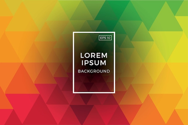 Creative geometric background Trendy gradient shapes composition