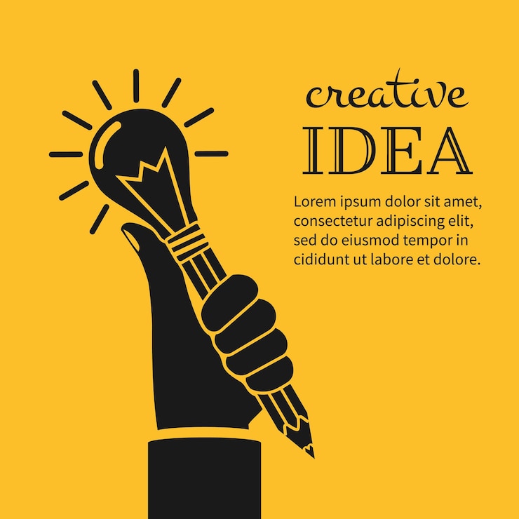 Vector creative ideas concept