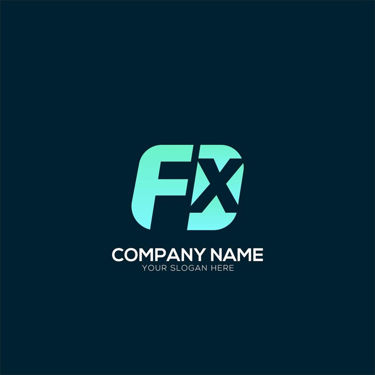 Creative Letter FX XF logo Design Template Vector Graphic Branding Element