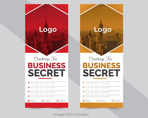 Creative Roll Up Banner Design Template