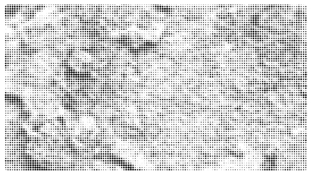 creative round texture halftone vector template