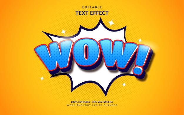 creative wow text effect