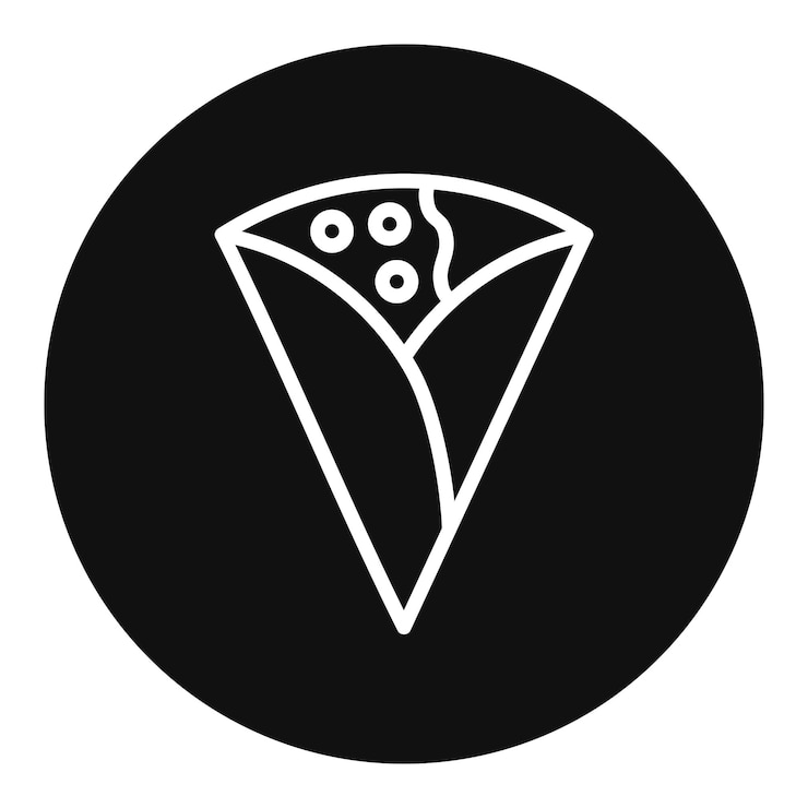 Vector crepe icon vector image can be used for brunch