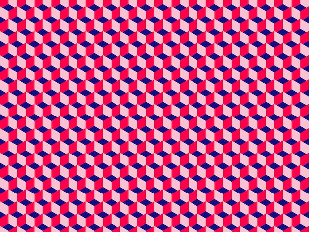 cube color pattern geometric hexagon design
