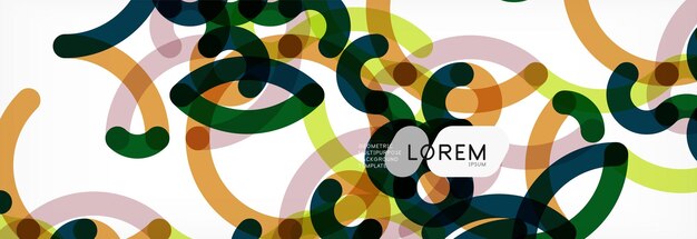 curly lines abstract background color overlapping linear texture