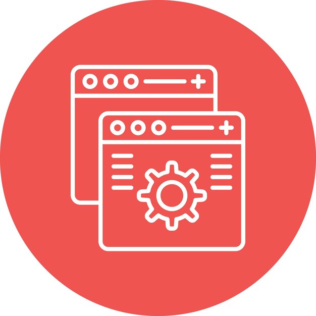 custom features icon vector image can be used for computer programming
