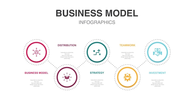 Customer relationship communication service CRM customer care icons Infographic design template Creative concept with 5 steps