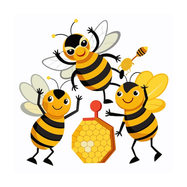 Cute Animal Playing Vector Illustration Animal Nature Icon Concept