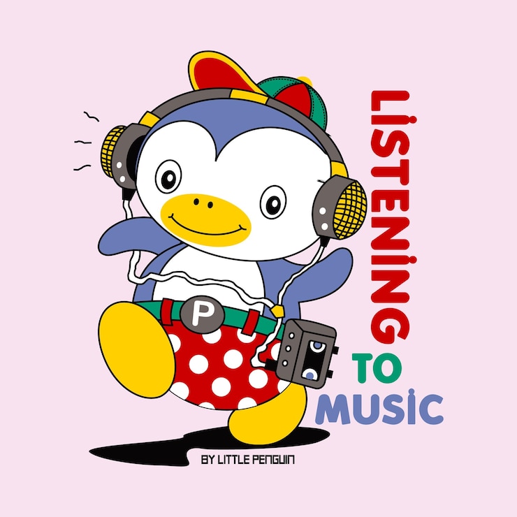Vector cute penguin design cartoon vector illustration