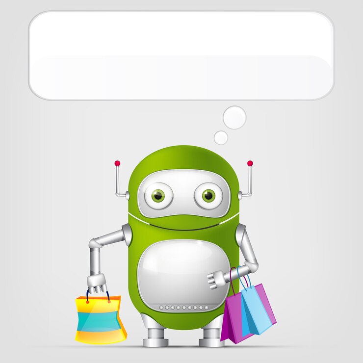 Vector cute robot