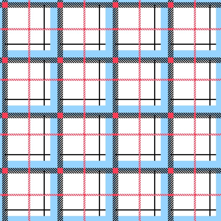 Vector cute seamless cage pattern. vector illustration