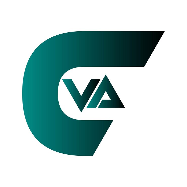 Vector cva creative abstract letter initial monogram modern business symbol icon vector logo design