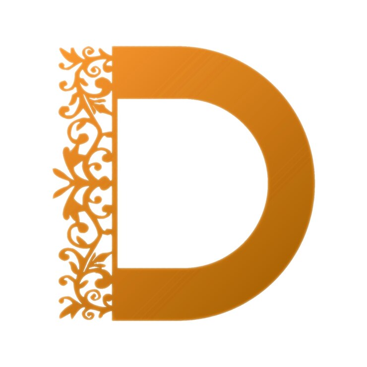 Vector d logo vintage template
