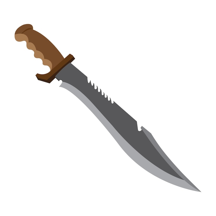 Vector dagger icon vector illustration design template