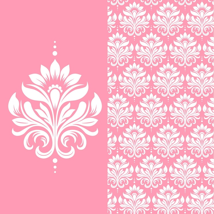 Vector damask pattern