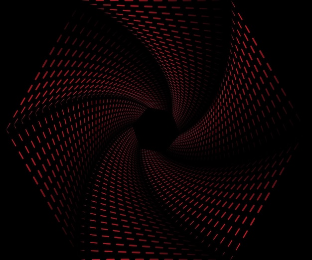Dark abstract background with glowing wave Shiny moving lines design element