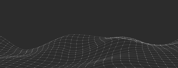 Dark background with a black background featuring a grid pattern vector