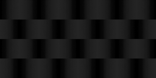 Dark Black Seamless Pattern Vector Illustration Geometric Background Art