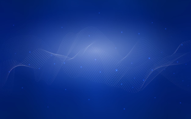 Dark BLUE vector layout with circle shapes