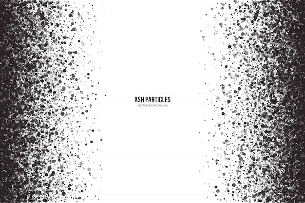 Dark Gray Ash Particles Grunge Background