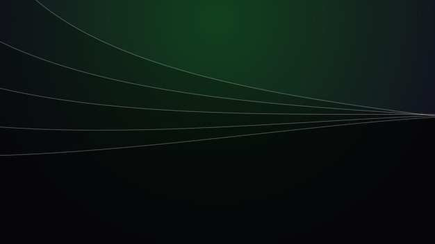 Dark green abstrct background wallpaper design vector image with curve line for backdro